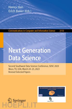 han henry (curatore); baker erich (curatore) - next generation data science