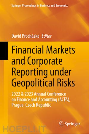 procházka david (curatore) - financial markets and corporate reporting under geopolitical risks