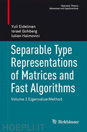 eidelman yuli; gohberg israel; haimovici iulian - separable type representations of matrices and fast algorithms