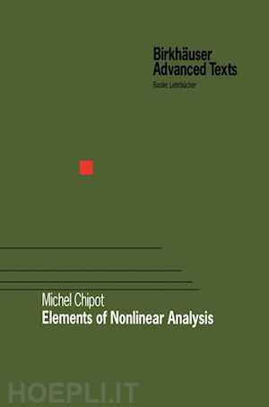 chipot michel - elements of nonlinear analysis