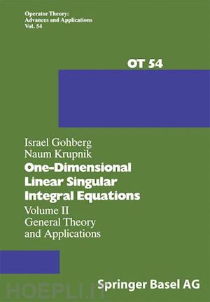 gohberg i.; krupnik n. - one-dimensional linear singular integral equations