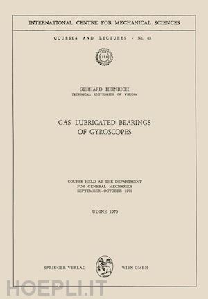heinrich g. - gas-lubricated bearings of gyroscopes