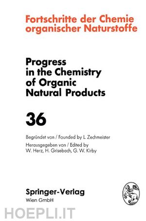  - fortschritte der chemie organischer naturstoffe / progress in the chemistry of organic natural products
