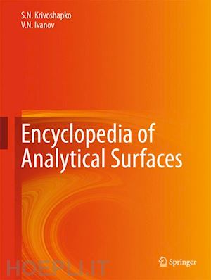 krivoshapko s.n.; ivanov v.n. - encyclopedia of analytical surfaces