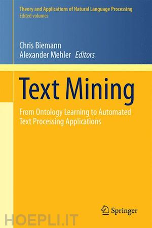 biemann chris (curatore); mehler alexander (curatore) - text mining