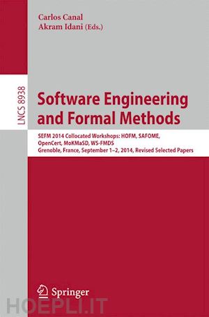 canal carlos (curatore); idani akram (curatore) - software engineering and formal methods