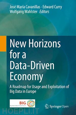 cavanillas josé maría (curatore); curry edward (curatore); wahlster wolfgang (curatore) - new horizons for a data-driven economy