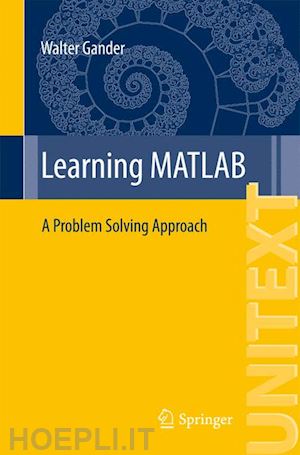gander walter - learning matlab