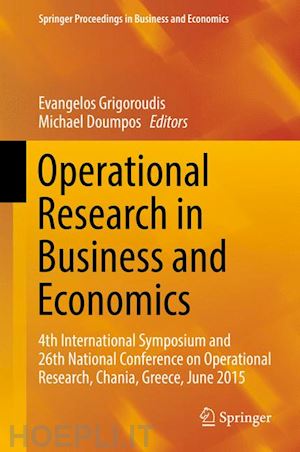 grigoroudis evangelos (curatore); doumpos michael (curatore) - operational research in business and economics