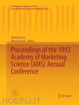 levy michael (curatore); grewal dhruv (curatore) - proceedings of the 1993 academy of marketing science (ams) annual conference