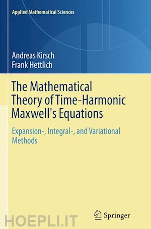 kirsch andreas; hettlich frank - the mathematical theory of time-harmonic maxwell's equations