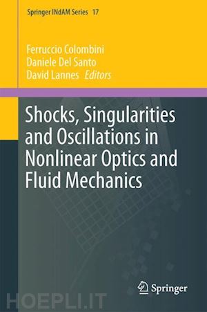 colombini ferruccio (curatore); del santo daniele (curatore); lannes david (curatore) - shocks, singularities and oscillations in nonlinear optics and fluid mechanics