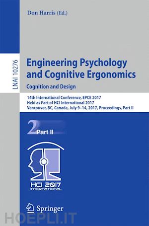 harris don (curatore) - engineering psychology and cognitive ergonomics: cognition and design