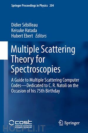 sébilleau didier (curatore); hatada keisuke (curatore); ebert hubert (curatore) - multiple scattering theory for spectroscopies