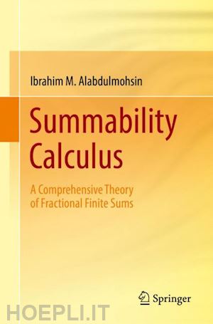 alabdulmohsin ibrahim m. - summability calculus