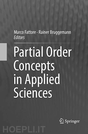 fattore marco (curatore); bruggemann rainer (curatore) - partial order concepts in applied sciences