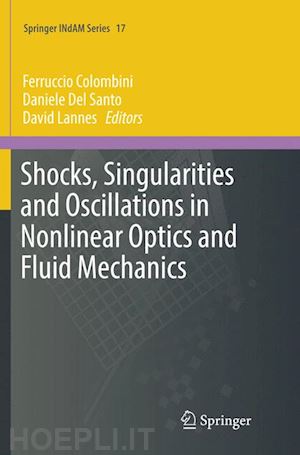 colombini ferruccio (curatore); del santo daniele (curatore); lannes david (curatore) - shocks, singularities and oscillations in nonlinear optics and fluid mechanics