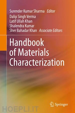 sharma surender kumar (curatore) - handbook of materials characterization