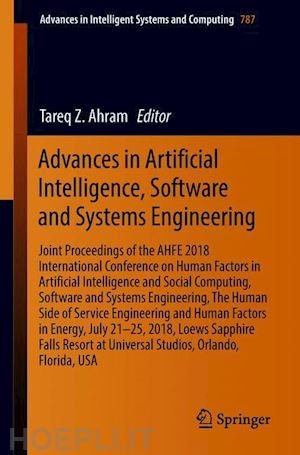 ahram tareq z. (curatore) - advances in artificial intelligence, software and systems engineering