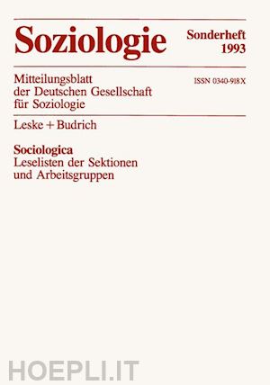 schäfers bernhard (hrsg.) - sociologica