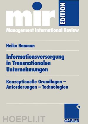 hamann heiko - informationsversorgung in transnationalen unternehmungen