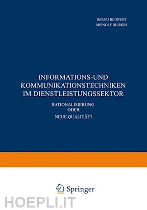 biervert bernd (curatore) - informations- und kommunikationstechniken im dienstleistungssektor