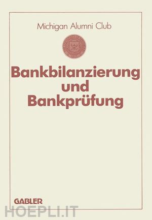 sonnemann erik (curatore) - bankbilanzierung und bankprüfung