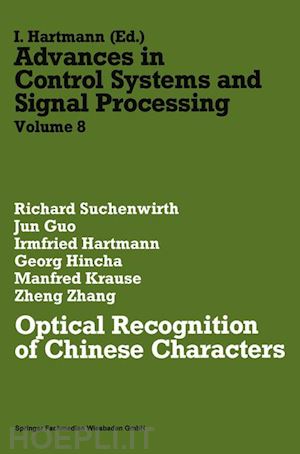 suchenwirth richard; guo jun; hartmann irmfried; hincha georg; krause manfred; zhang zheng - optical recognition of chinese characters