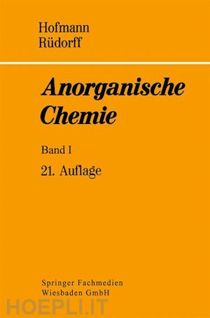 hofmann karl a. - anorganische chemie