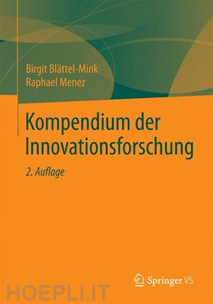 blättel-mink birgit; menez raphael - kompendium der innovationsforschung