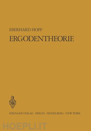 hopf eberhard - ergodentheorie