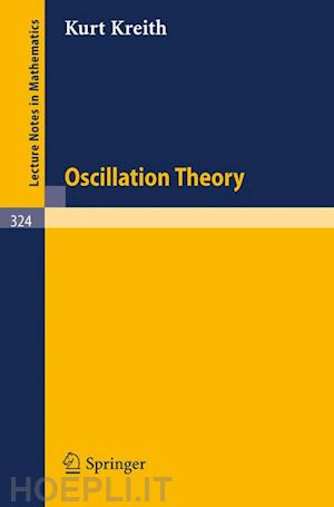 kreith k. - oscillation theory