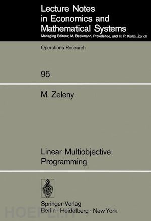 zeleny m. - linear multiobjective programming