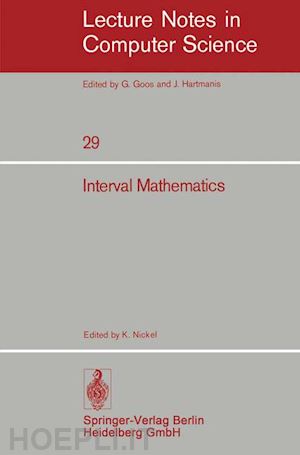 nickel k. (curatore) - interval mathematics