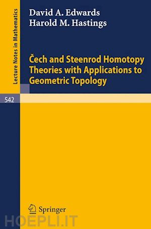 edwards d. a.; hastings h. m. - cech and steenrod homotopy theories with applications to geometric topology