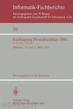 baumann r. (curatore) - fachtagung prozeßrechner 1981