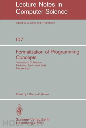 diaz j. (curatore); ramos i. (curatore) - formalization of programming concepts