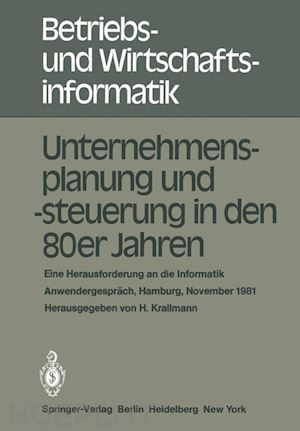 krallmann hermann (curatore) - unternehmensplanung und -steuerung in den 80er jahren