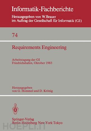 hommel g. (curatore); krönig d. (curatore) - requirements engineering