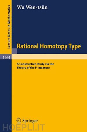 wu wen-tsün - rational homotopy type