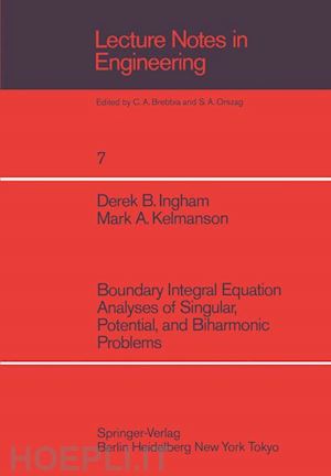 ingham d. b.; kelmanson m. a. - boundary integral equation analyses of singular, potential, and biharmonic problems