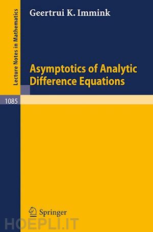 immink g. k. - asymptotics of analytic difference equations
