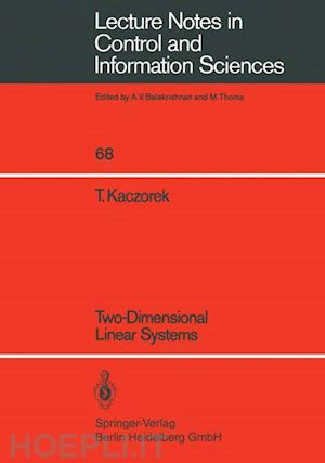kaczorek t. - two-dimensional linear systems