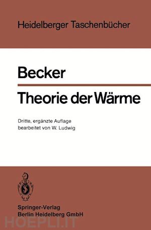 becker richard - theorie der wärme