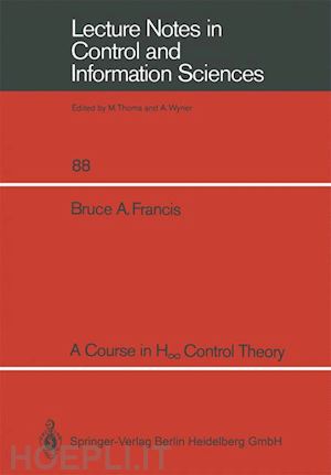 francis bruce a. - a course in h8 control theory