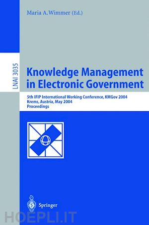 wimmer maria a. (curatore) - knowledge management in electronic government