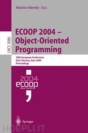 odersky martin (curatore) - ecoop 2004 - object-oriented programming