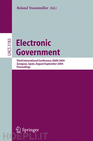 traunmüller roland (curatore) - electronic government