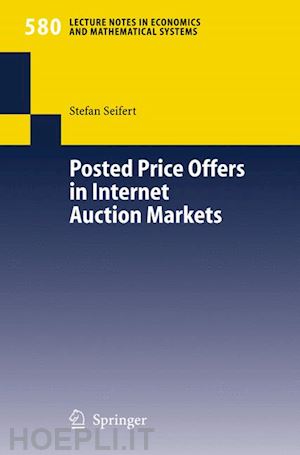 seifert stefan - posted price offers in internet auction markets