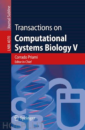 hu tony (curatore); pan yi (curatore); lin tsau young (curatore) - transactions on computational systems biology v